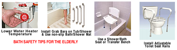 Bath safety tips for the elderly
